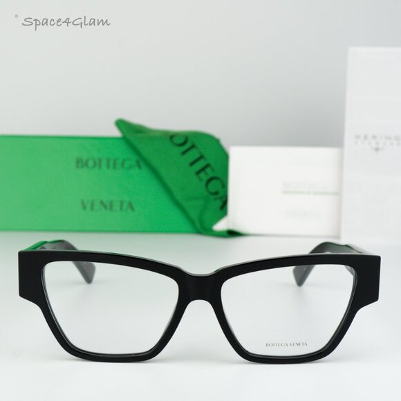 Bottega Veneta Women Eyeglasses Black Demo Cat Eye BV1288O 001 BRAND NEW - Picture 3 of 8